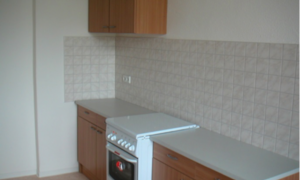 Einbauküche in Studentenwohnung, 1-Raum-Wohnung in der Nähe der Hochschule Nordhausen, WG