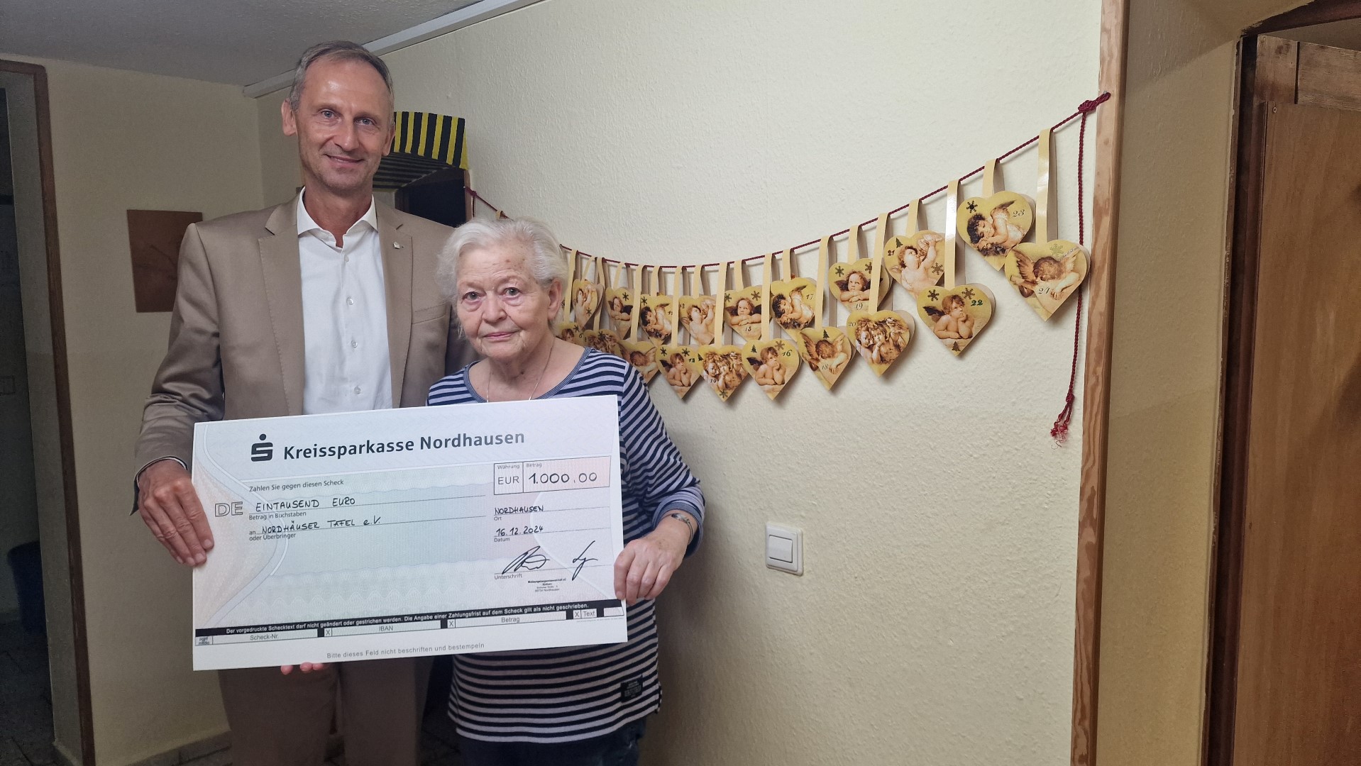 WBG Südharz spendet an die Nordhäuser Tafel